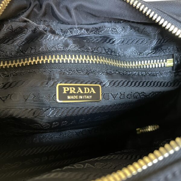 Prada Re-Nylon and leather two-handle bag