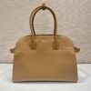 Prada Large leather tote bag with buckles