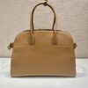 Prada Large leather tote bag with buckles