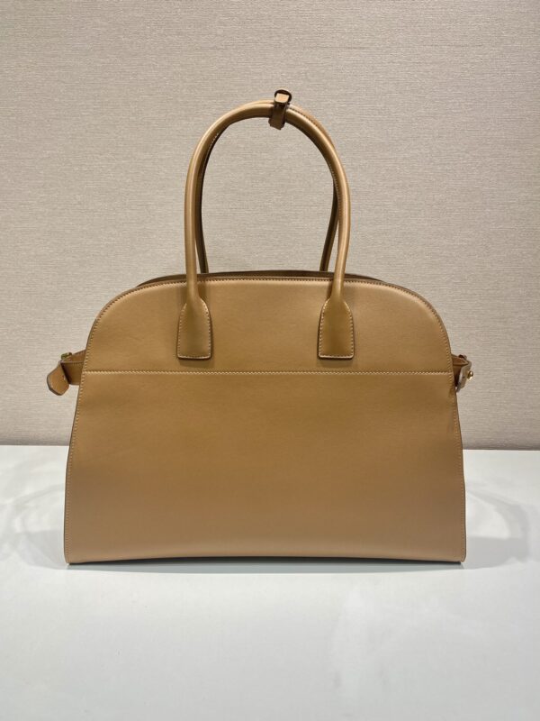 Prada Large leather tote bag with buckles