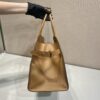 Prada Large leather tote bag with buckles