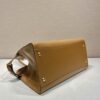 Prada Large leather tote bag with buckles