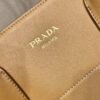 Prada Large leather tote bag with buckles