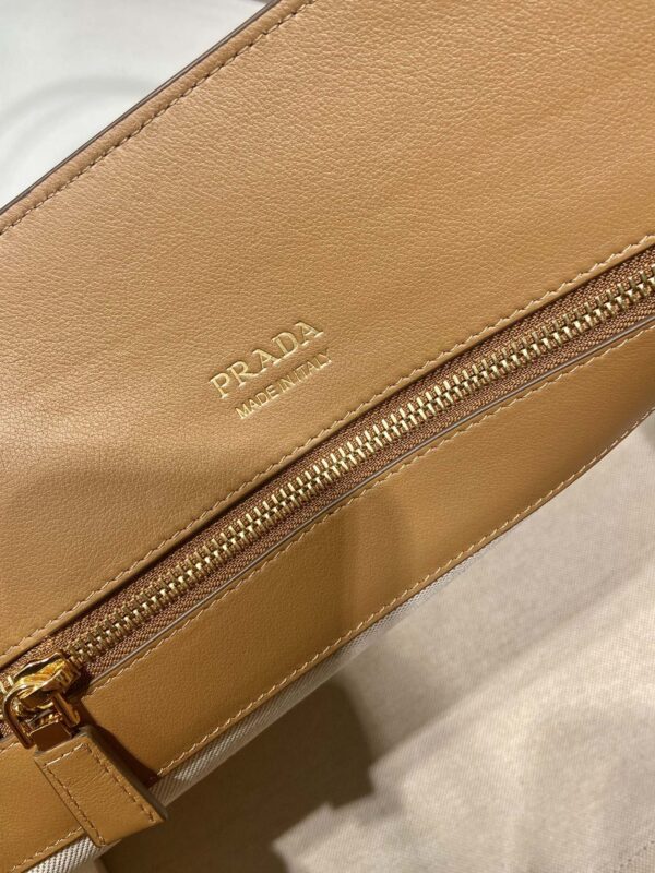 Prada Large leather tote bag with buckles