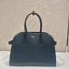 Prada Large leather tote bag with buckles