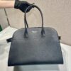 Prada Large leather tote bag with buckles