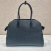 Prada Large leather tote bag with buckles