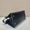 Prada Large leather tote bag with buckles