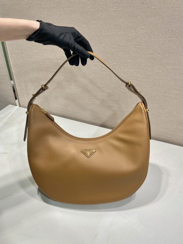 Prada Large leather shoulder bag Hobo