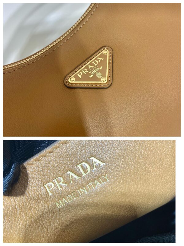 Prada Large leather shoulder bag Hobo