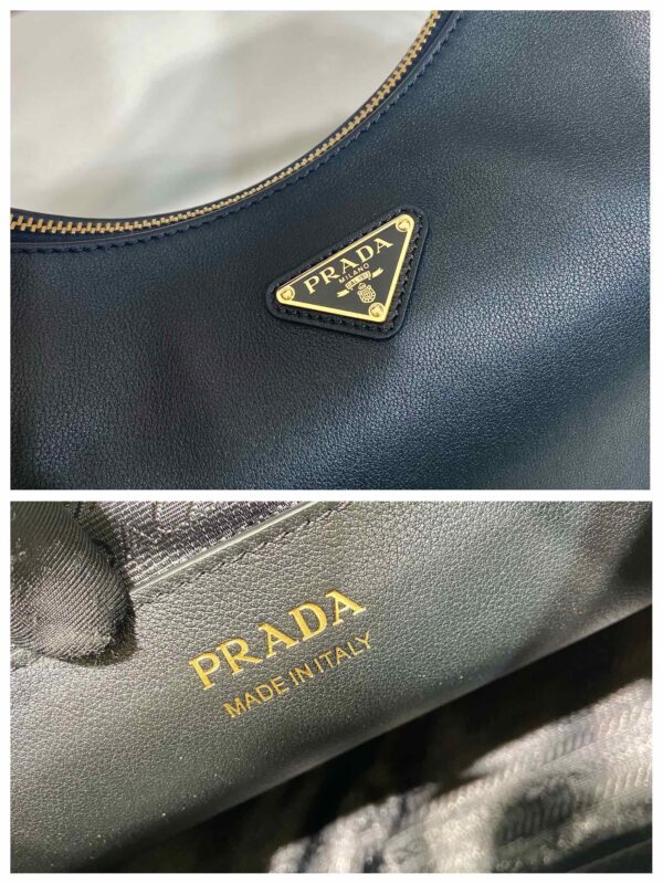 Prada Large leather shoulder bag Hobo