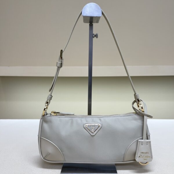 Prada Re-Edition 2002 Re-Nylon and brushed leather shoulder bag