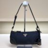 Prada Re-Edition 2002 Re-Nylon and brushed leather shoulder bag