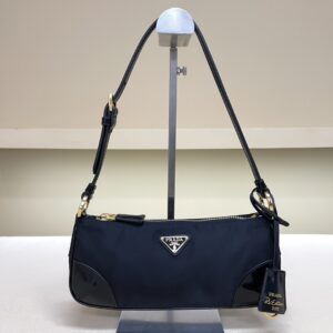 Prada Re-Edition 2002 Re-Nylon and brushed leather shoulder bag
