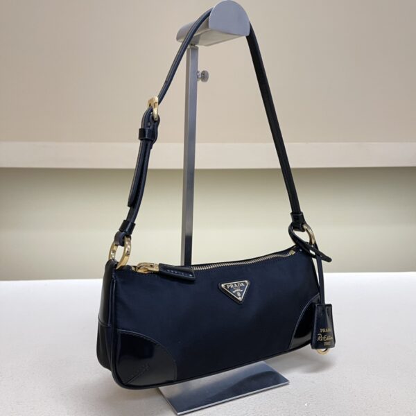 Prada Re-Edition 2002 Re-Nylon and brushed leather shoulder bag
