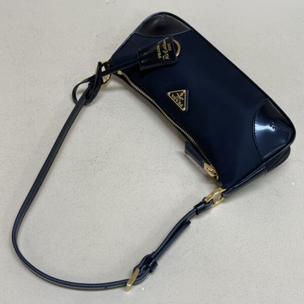 Prada Re-Edition 2002 Re-Nylon and brushed leather shoulder bag