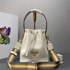 Prada Leather Bucket Bag