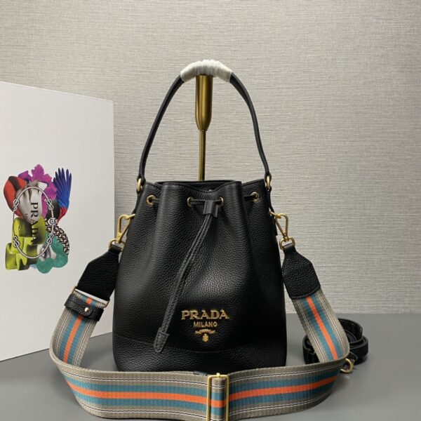 Prada Prada Leather Bucket Bag