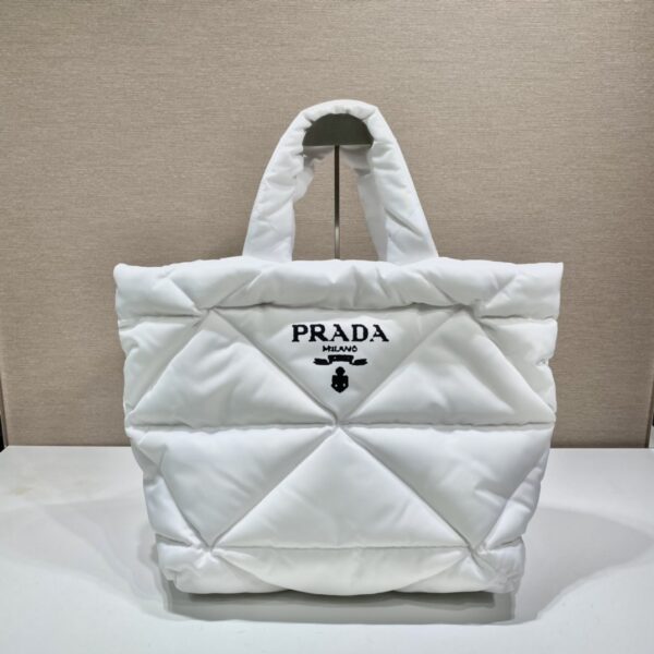 Prada Black Padded Nappa Tote Bag