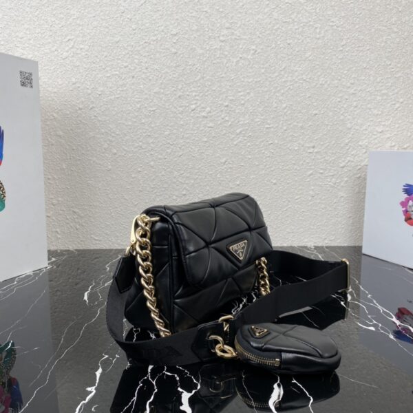 Prada System nappa patchwork shoulder bag