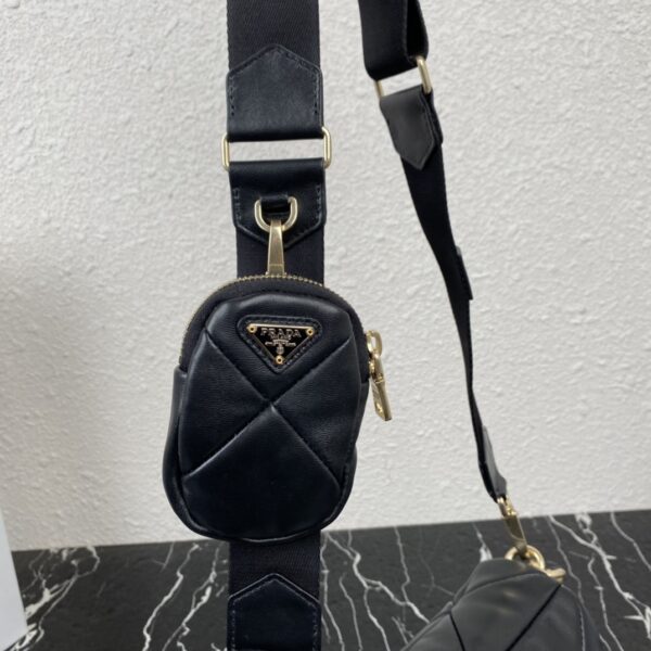 Prada System nappa patchwork shoulder bag