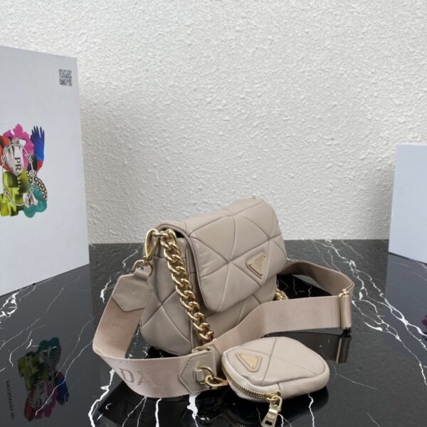 Prada System nappa patchwork shoulder bag
