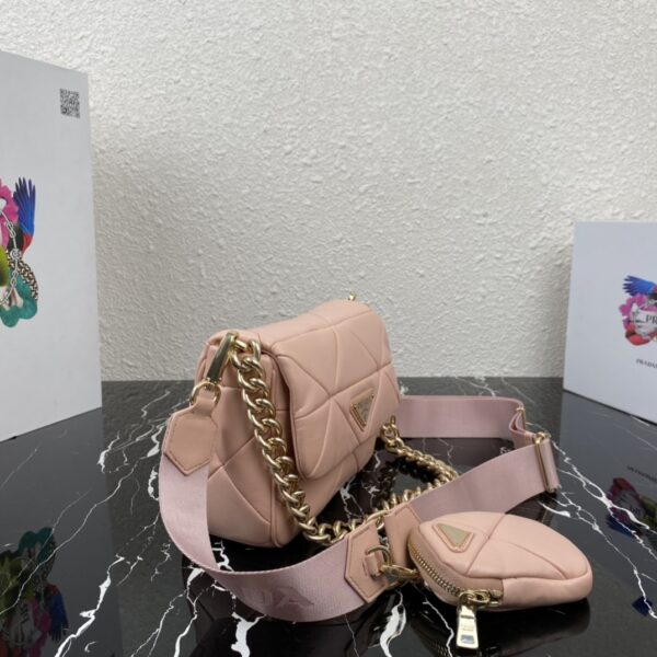Prada System nappa patchwork shoulder bag