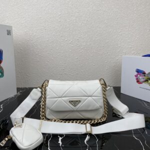 Prada System nappa patchwork shoulder bag