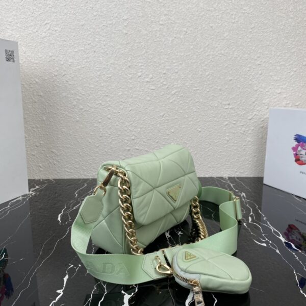 Prada System nappa patchwork shoulder bag