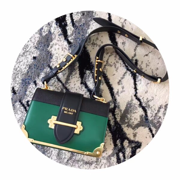 Prada Cahier Leather Bag