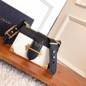 Prada Cahier Leather Bag