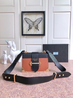 Prada Cahier Leather Bag