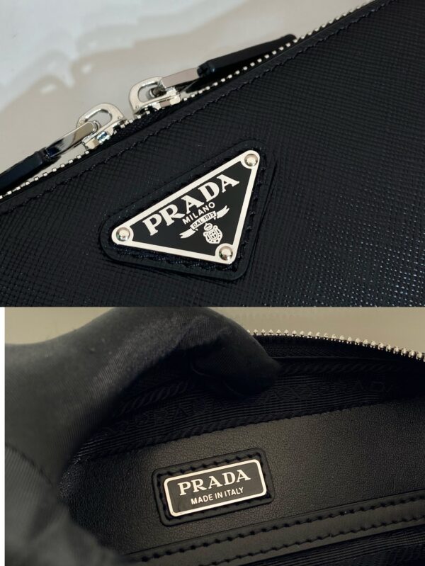 Prada Brique Saffiano leather bag