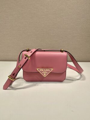 Prada Embl??me Leather Bag