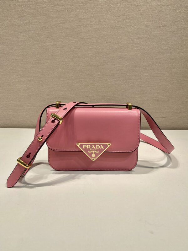 Prada Embl??me Leather Bag