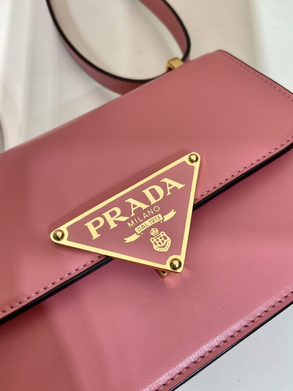 Prada Embl??me Leather Bag