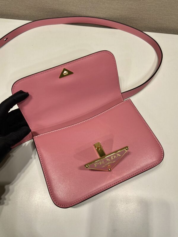 Prada Embl??me Leather Bag