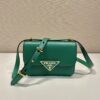 Prada Embl??me Leather Bag