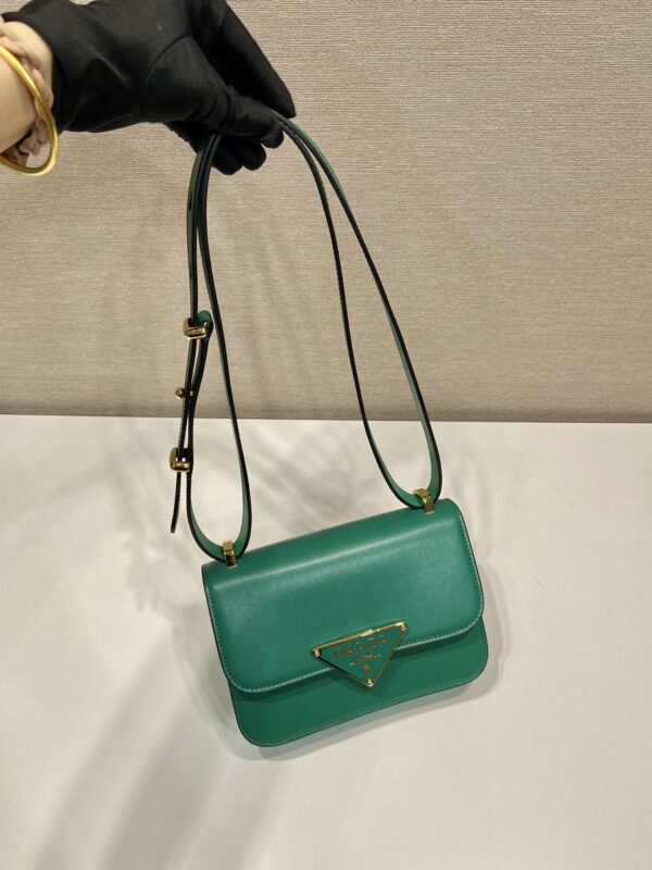 Prada Embl??me Leather Bag