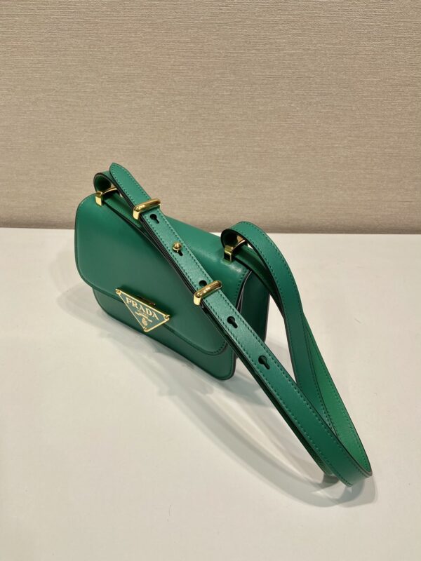 Prada Embl??me Leather Bag