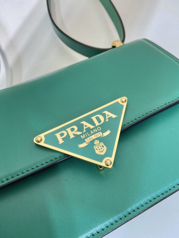 Prada Embl??me Leather Bag