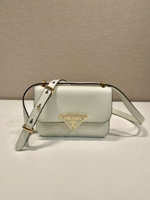 Prada Embl??me Leather Bag