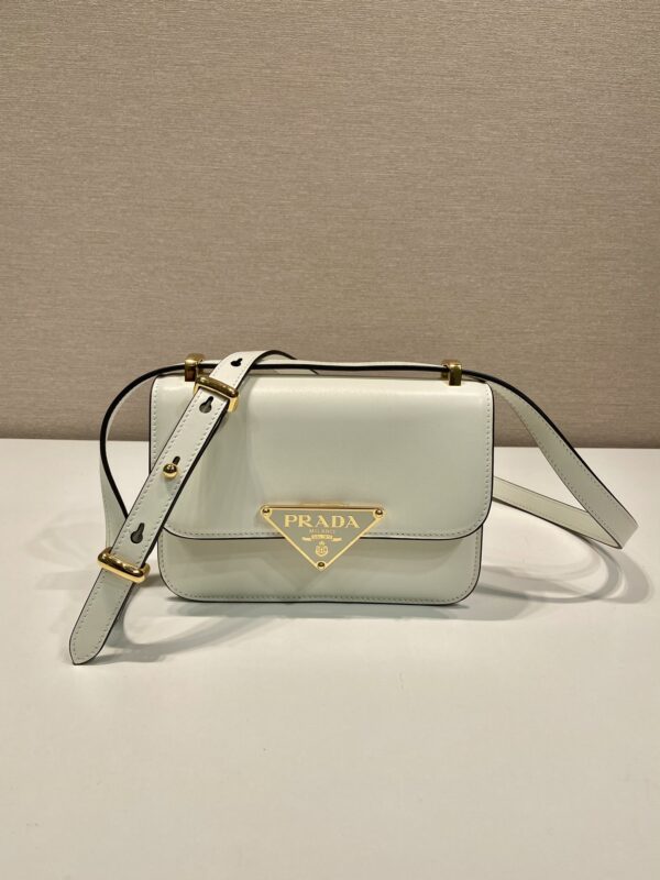 Prada Embl??me Leather Bag
