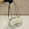 Prada Embl??me Leather Bag