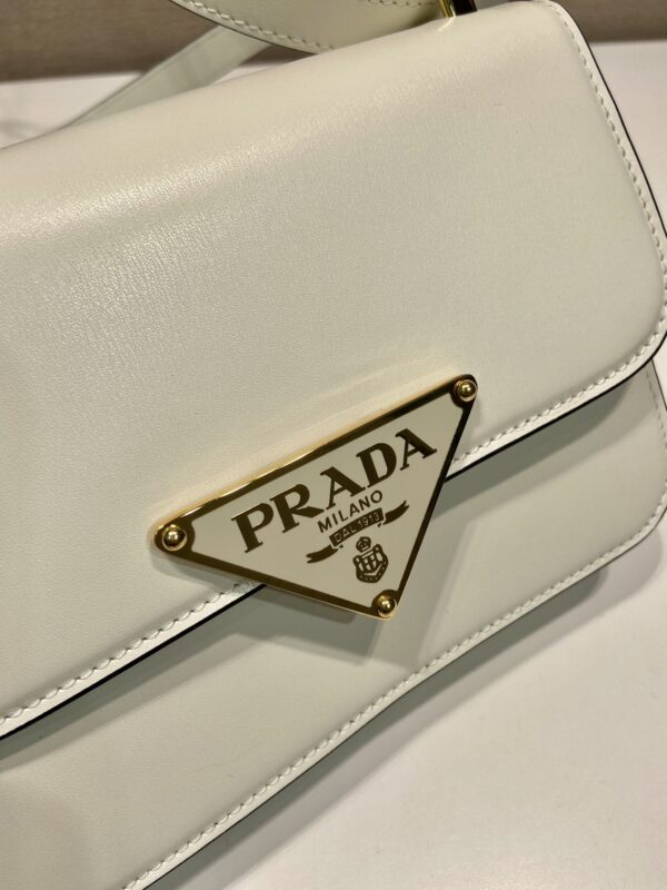 Prada Embl??me Leather Bag