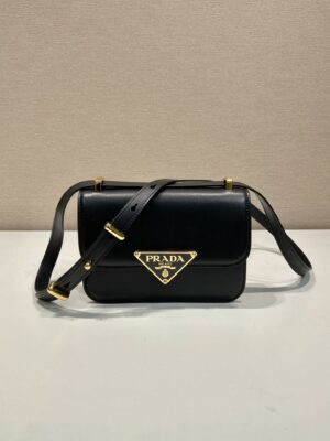Prada Embl??me Leather Bag