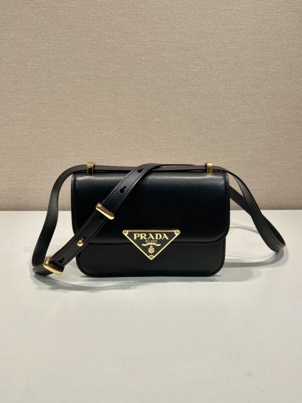 Prada Embl??me Leather Bag