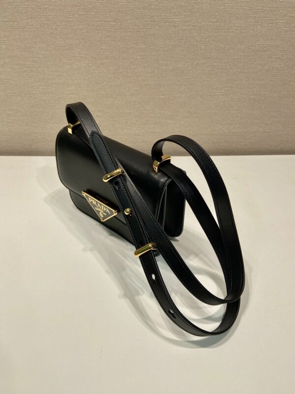 Prada Embl??me Leather Bag
