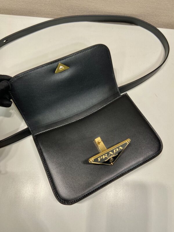 Prada Embl??me Leather Bag