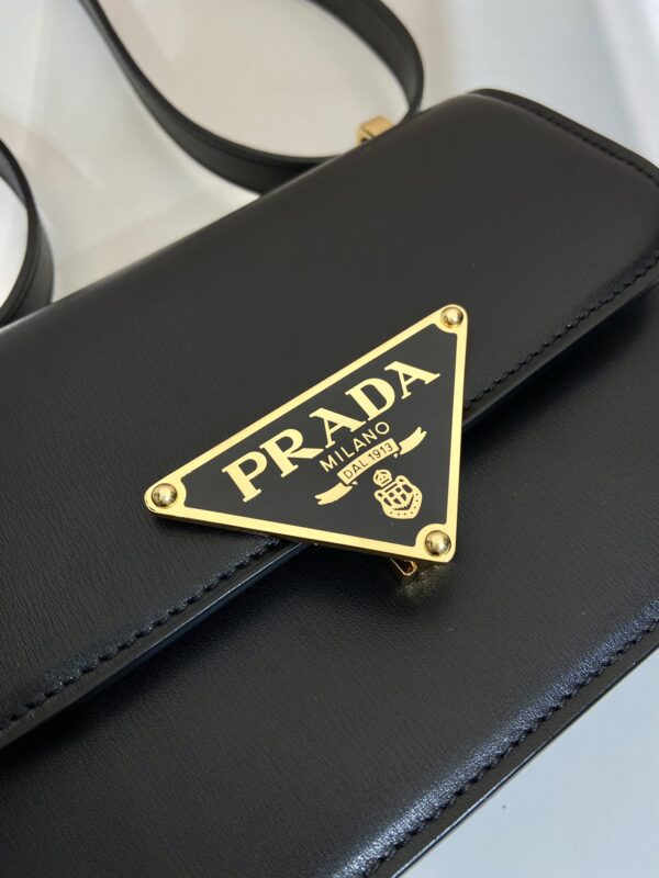Prada Embl??me Leather Bag